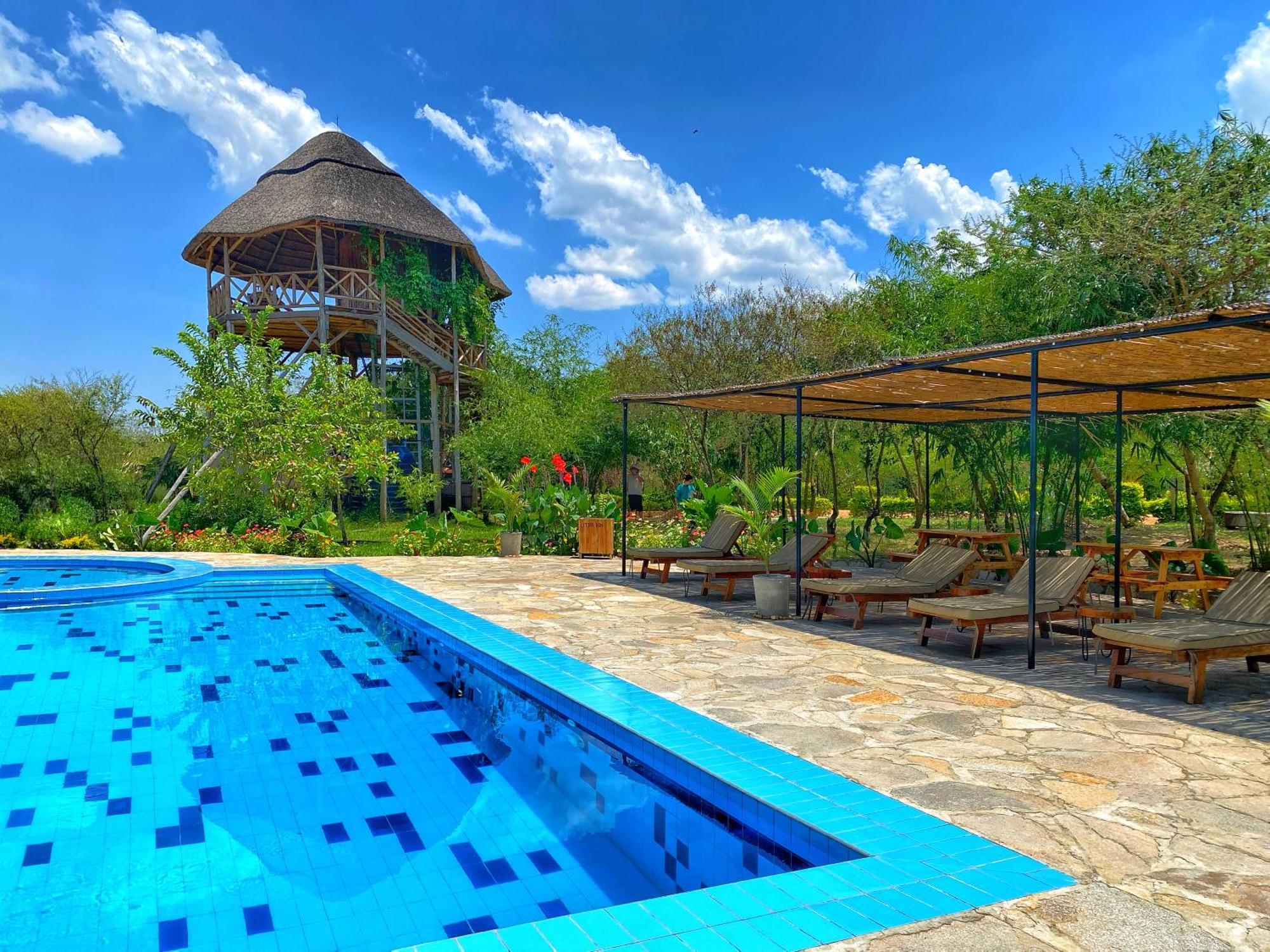 Murchison Falls Bamboo Village Paraa Экстерьер фото